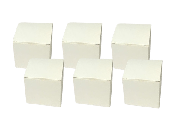 White Box 2x2x2" - 6 pcs-0
