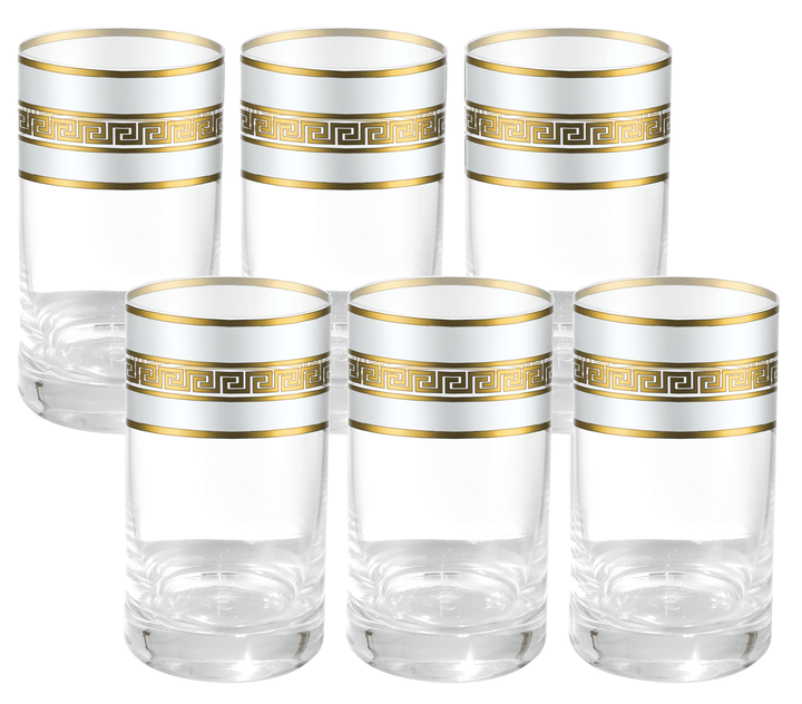 Set of 6 Tumblers - White 9.5oz.-0