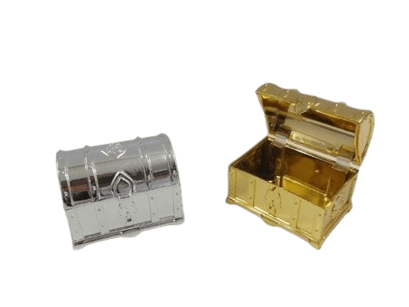 Small Silver Treasure Box  - 6 pcs-0