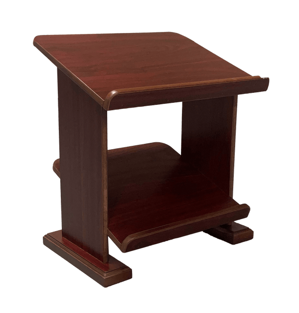 Mahogany Table Top Shtender 15"H - 2 Levels - Assembled-0