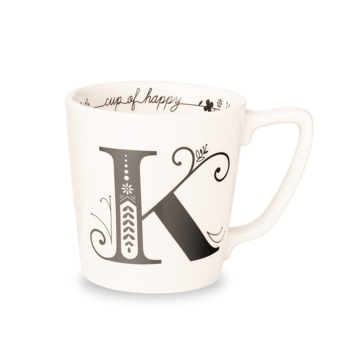 White Mug Monogram "c"-2