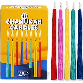 Standard Hanukkah Candles - By the Case