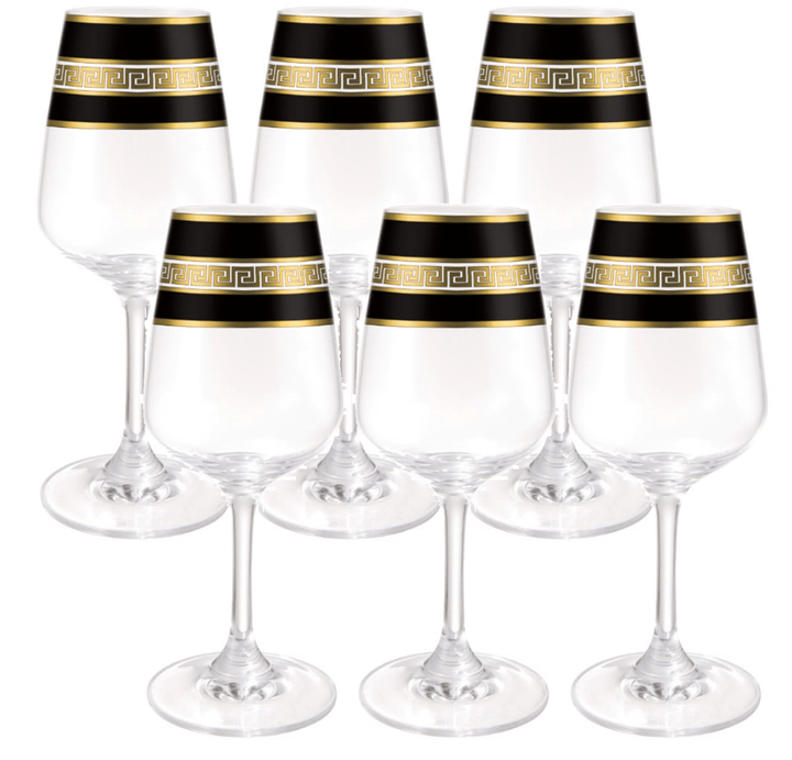 Set of 6 Goblets -  Black 9oz.-0