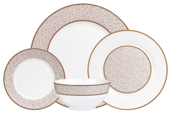 Mosaic Bone China 16 Pc Set-0