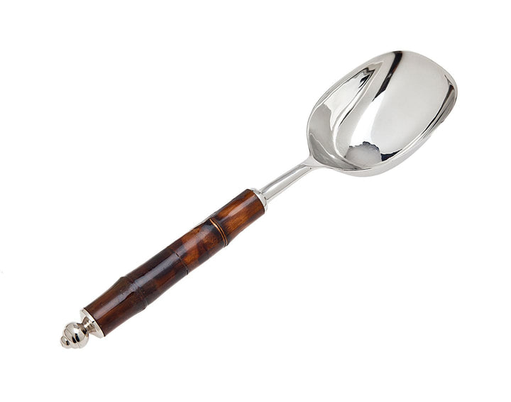 Bamboo Handle Ice Scoop-0