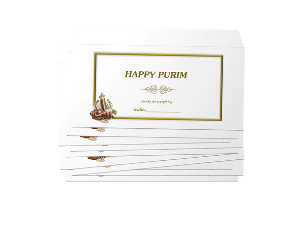 Purim Tip Envelope 10 Pack English-0