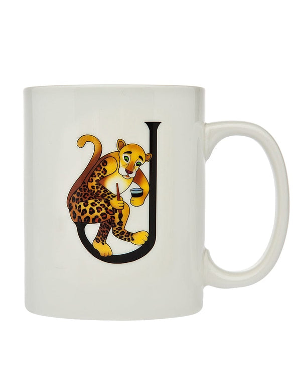 Jaguar Letter J 18 Oz Mug-0