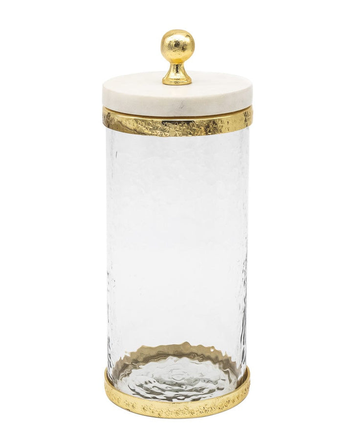 Marble/gold Band 4x6 Canister-1