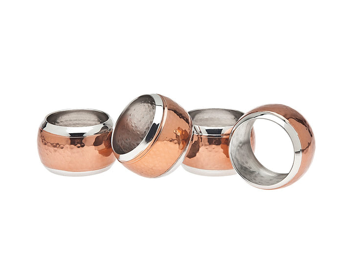 Copper Napkin Ring Hammerd S/4-0