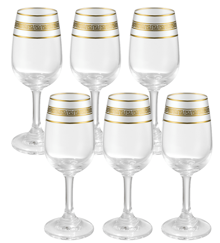 Set of 6 Liquor cups - White 2oz.-0