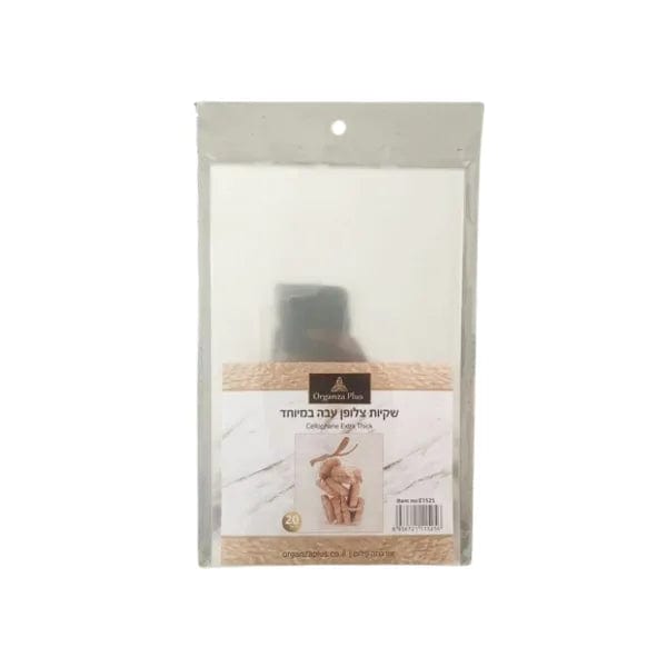 cellophane clear self stick bags 25 pc 10x15 cm-0