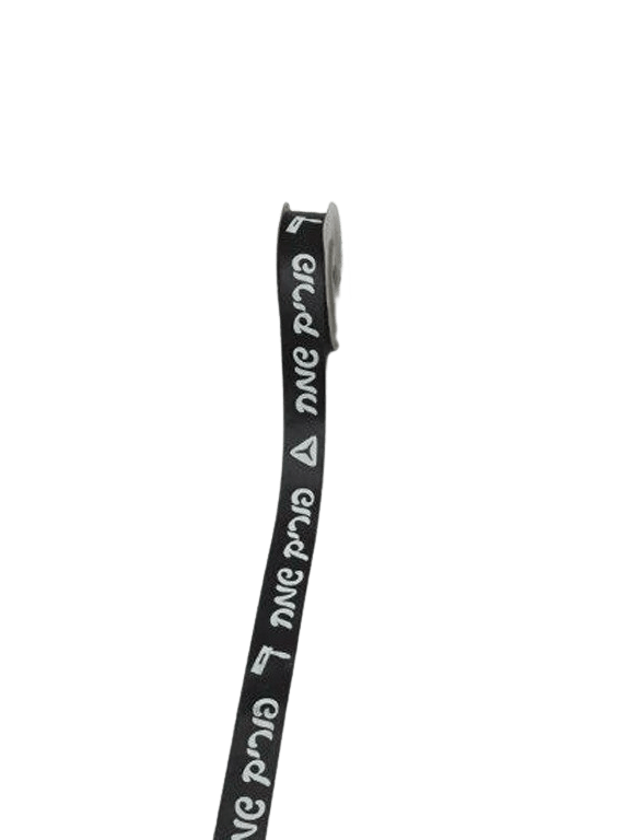 Happy Purim Ribbon - Black-0