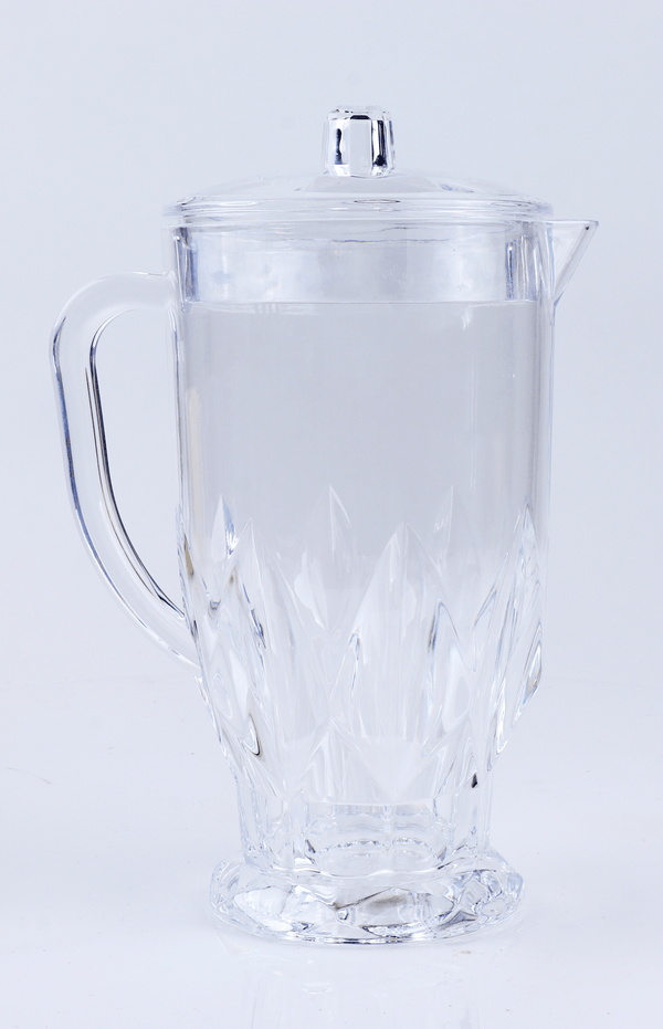 Acrylic Pitcher with Cover 6"x10"-0