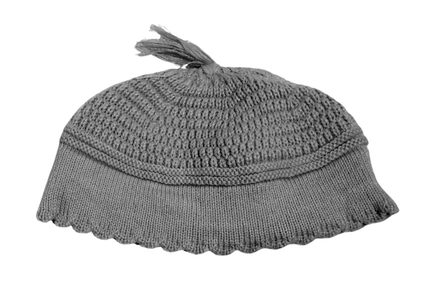 Yerushalmi Kippah Grey - Medium-0