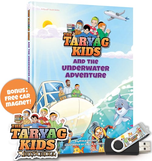 Taryag kids and the underwater adventure book + usb/car stick + magnet-0