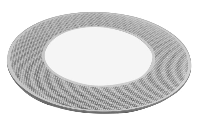 Silver Glitter Round Tray  - 13"-0