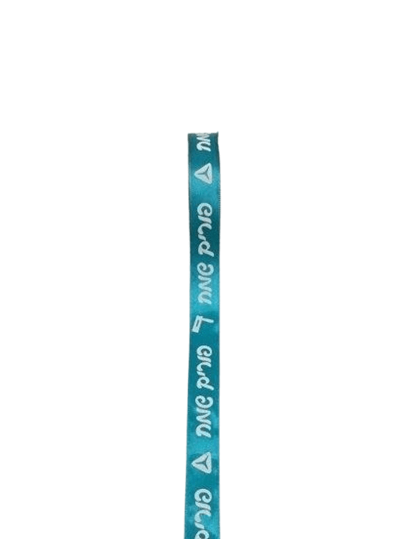 Happy Purim Ribbon - Teal Blue-0