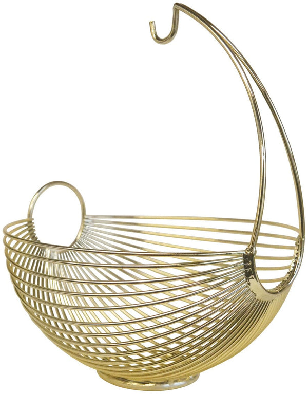 Banana Wire Hanger Basket Gold-0