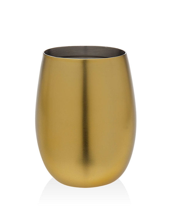 Dw Brushed Brass Stemless-0