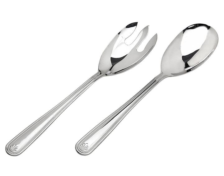 S/2 Shell/beading Salad Server-0