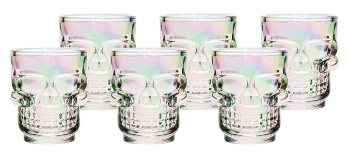 Skull Shot Glasses S/6 Luster-0