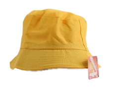 Yellow cloth hat for children-0
