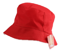 Red cloth hat for children-0