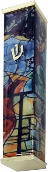 Mezuzah Marc Chagall 8 cm Gold Plated