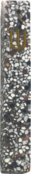 Mezuzah Cement Terrazzo and Marble 15 cm
