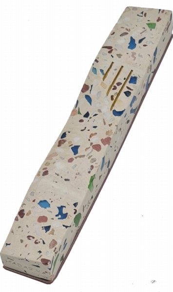 Mezuzah Cement Terrazzo and Marble 12 cm