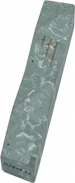 Mezuzah Cement Terrazzo and Marble 12 cm