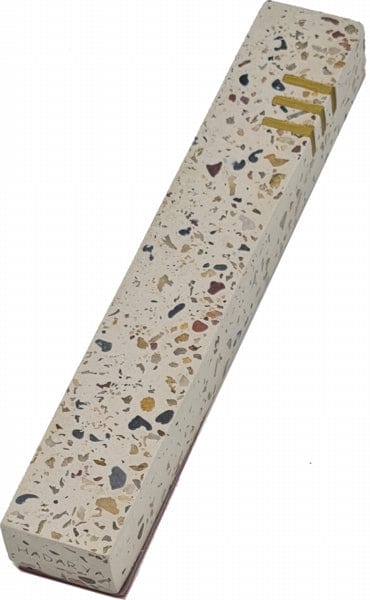 Mezuzah Cement Terrazzo and Marble 12 cm