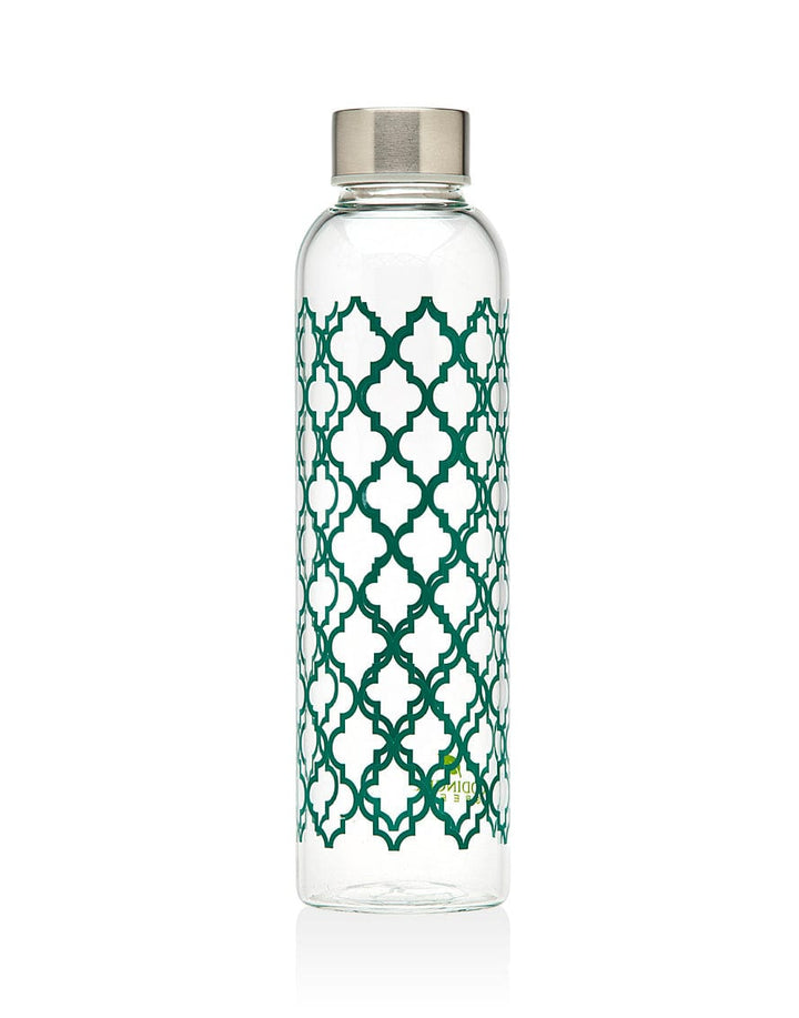 Teal Trellis Water Bottle-0