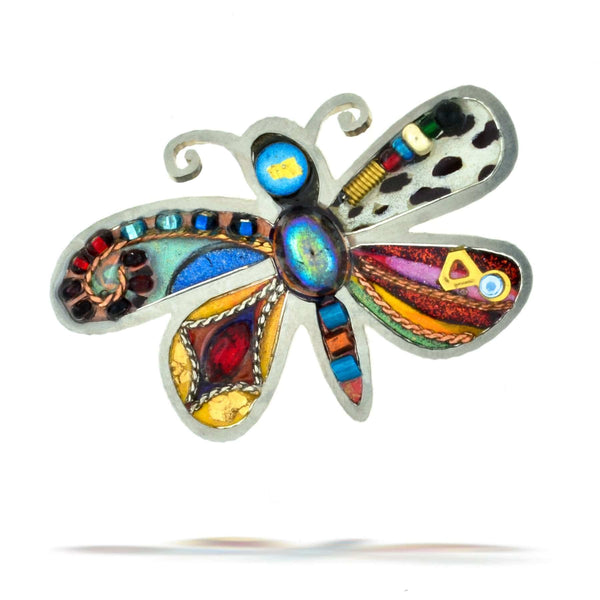 Patterned Butterfly Nature Pin