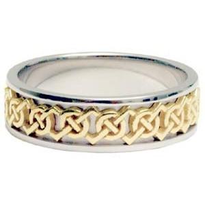 14Kt Gold Geometric Israeli Designer Ring. 
