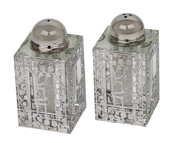 Set of Salt And Pepper Shaker pomegranate Shabbat Design-0