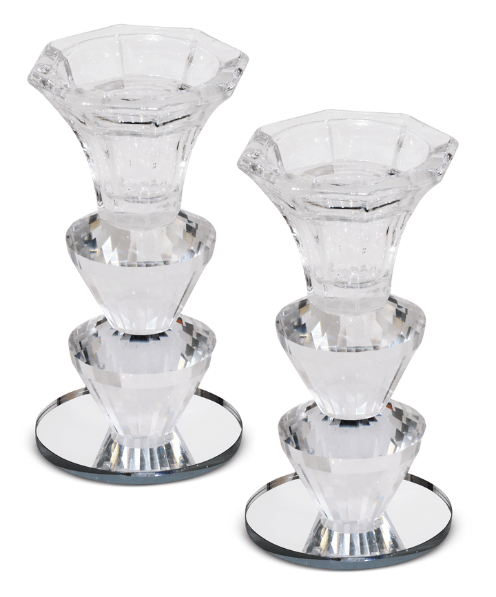 Crystal Candlestick 4.5"-0