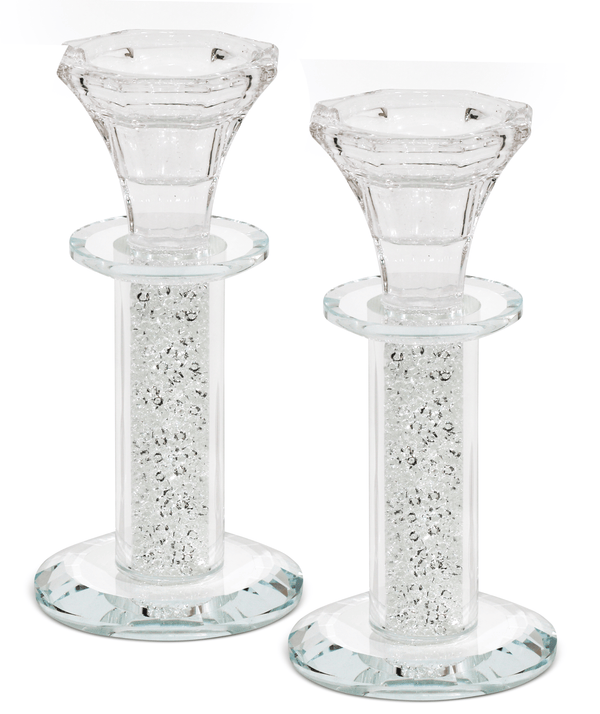 Crystal Candlestick Clear filling 5.5"-0