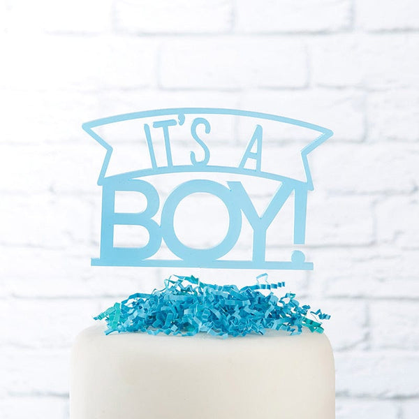 It's a Boy Acrylic Cake Topper-0