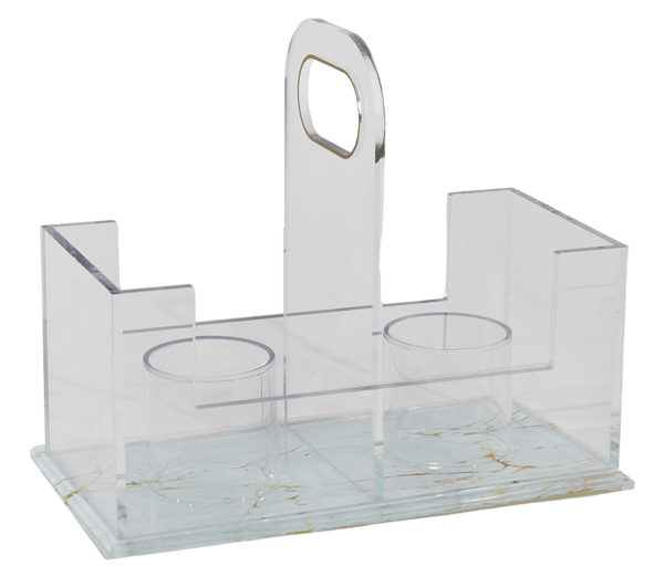 Acrylic Cups Holder - Marble Design-0
