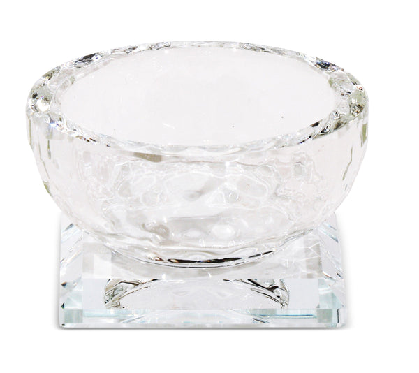 Crystal Dish 2" x 2"- Clear  - Salt & Honey Holder-0