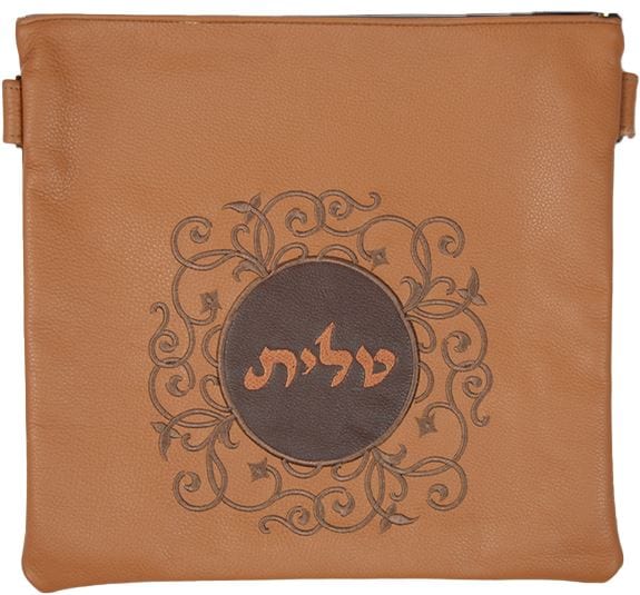 260D-TN Tallis/Tefillin Bags Tefillin Brown & Tan Tan & Brown