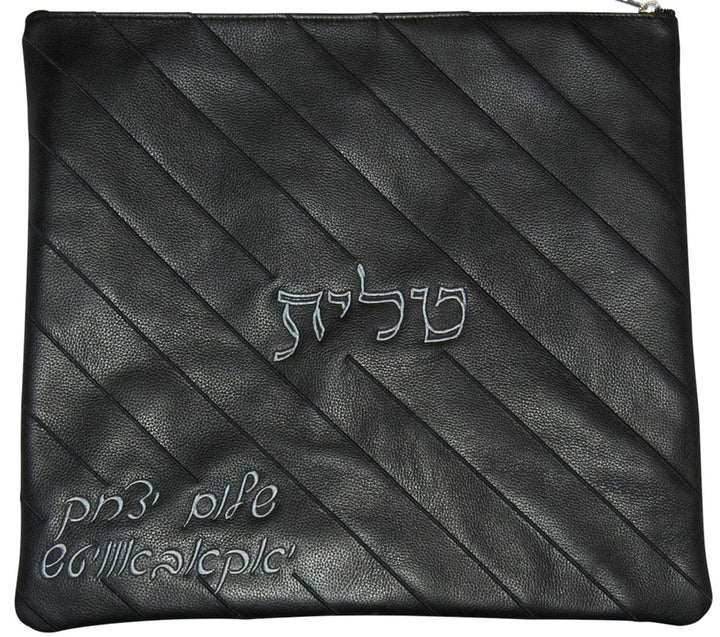 315D-GR4 Tallis/Tefillin Bags Tefillin Black & Silver Grey Charcoal
