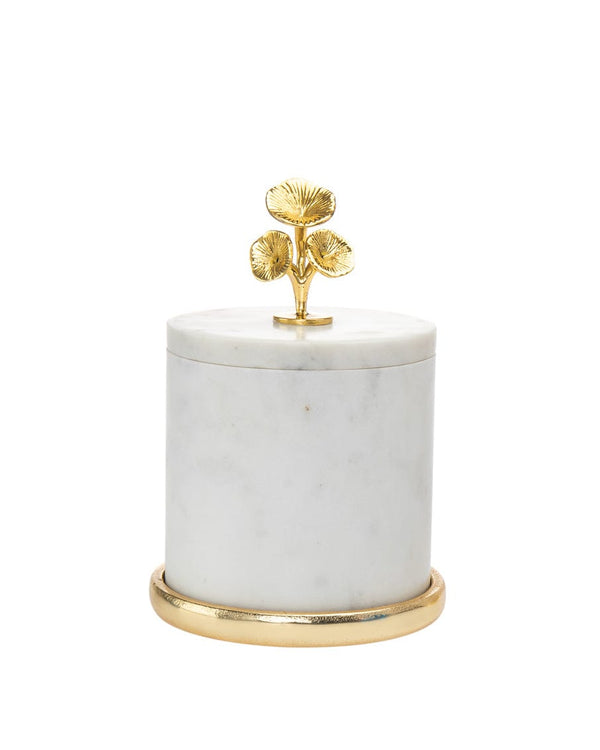 Mayfair Marble Gold Canist 5x5-0