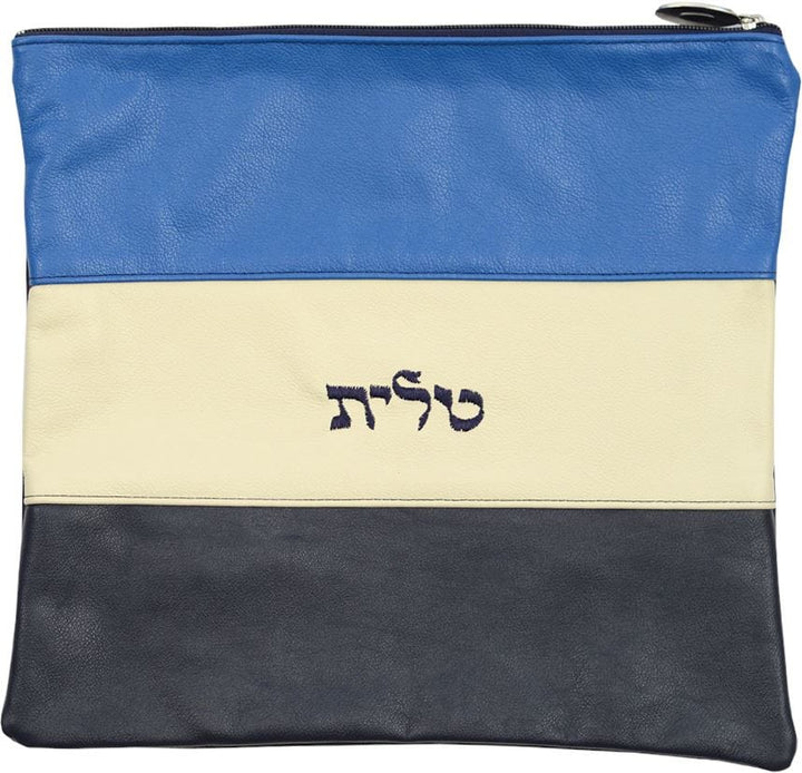 360C-BL Tallis/Tefillin Bags Tefillin Navy Blue, Cream & Navy