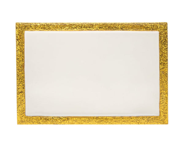 Gold/white 9x6 Tray-0