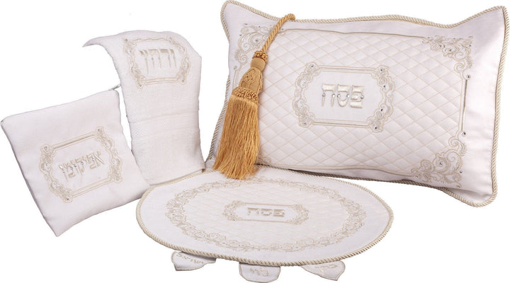 4 Piece Passover Quilted Set 