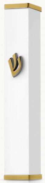 Mezuzah Aluminum Anodized 8 cm