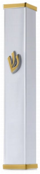 Mezuzah Aluminum Anodized 8 cm