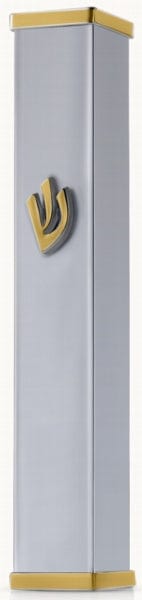 Mezuzah Aluminum Anodized 8 cm